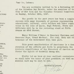 Letter: 1947 July 23