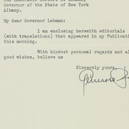 Letter: 1936 October 2