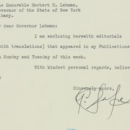 Letter: 1936 October 7