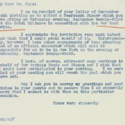 Letter: 1942 September 16