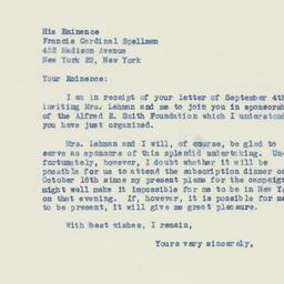 Letter: 1946 September 7