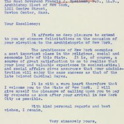 Letter: 1939 April 29