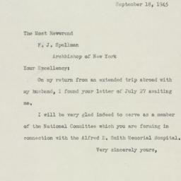 Letter: 1945 September 18