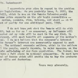 Letter: 1954 July 28