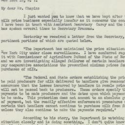 Letter: 1950 May 12