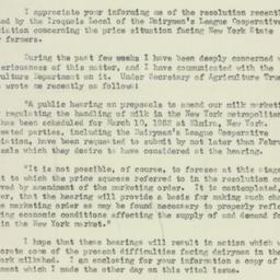 Letter: 1953 February 19