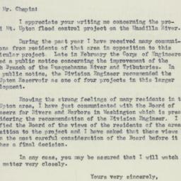 Letter: 1952 March 26
