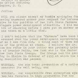 Letter: 1955 July 18
