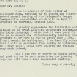 Letter: 1951 September 23