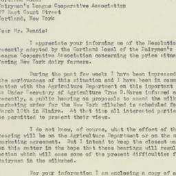 Letter: 1953 February 19