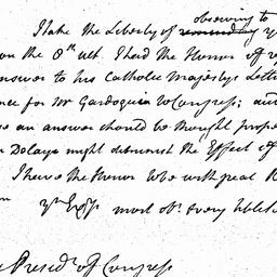 [Document, 1785 August 09]
