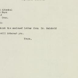 Letter: 1946 September 10