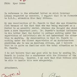 Letter: 1945 December 8