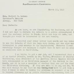 Letter: 1942 March 16