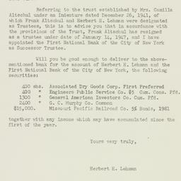 Letter: 1947 January 14