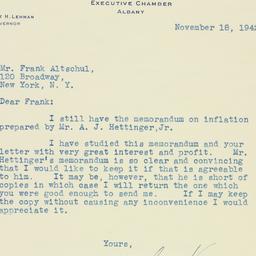 Letter: 1942 November 18