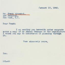 Letter: 1942 January 10