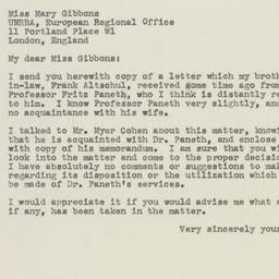 Letter: 1945 December 13
