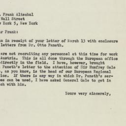 Letter: 1946 March 28