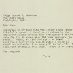 Letter: 1944 October 25