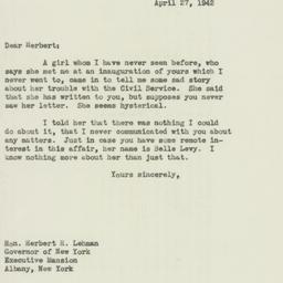 Letter: 1942 April 27