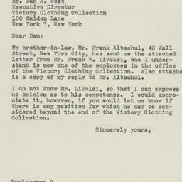 Letter: 1946 January 19