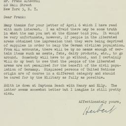 Letter: 1945 April 9