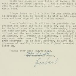 Letter: 1943 January 27