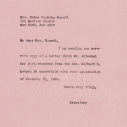 Letter: 1944 January 17