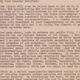 Letter: 1945 November 2
