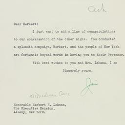 Letter: 1936 November 5