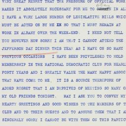 Telegram: 1939 May 2