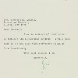 Letter: 1936 October 7