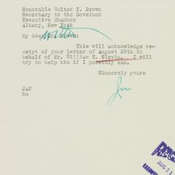 Letter: 1936 August 29