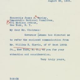 Letter: 1936 August 28