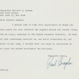 Letter: 1958 November 19