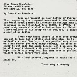 Letter: 1945 March 5