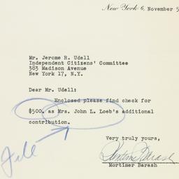 Letter: 1949 November 5
