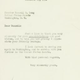 Letter: 1950 November 15