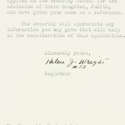 Letter: 1937 July 20