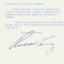 Letter: 1954 April 27