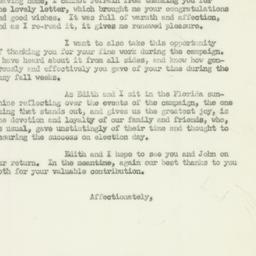Letter: 1950 November 14