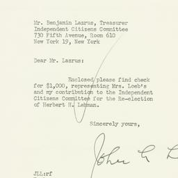 Letter: 1950 October 4