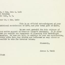 Letter: 1949 November 7