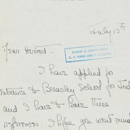 Letter: n.d.