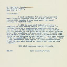 Letter: 1937 December 28