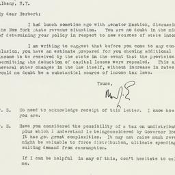 Letter: 1933 January 19