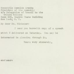 Letter: 1947 October 13