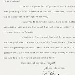 Letter: 1957 January 2