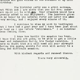 Letter: 1958 April 3
